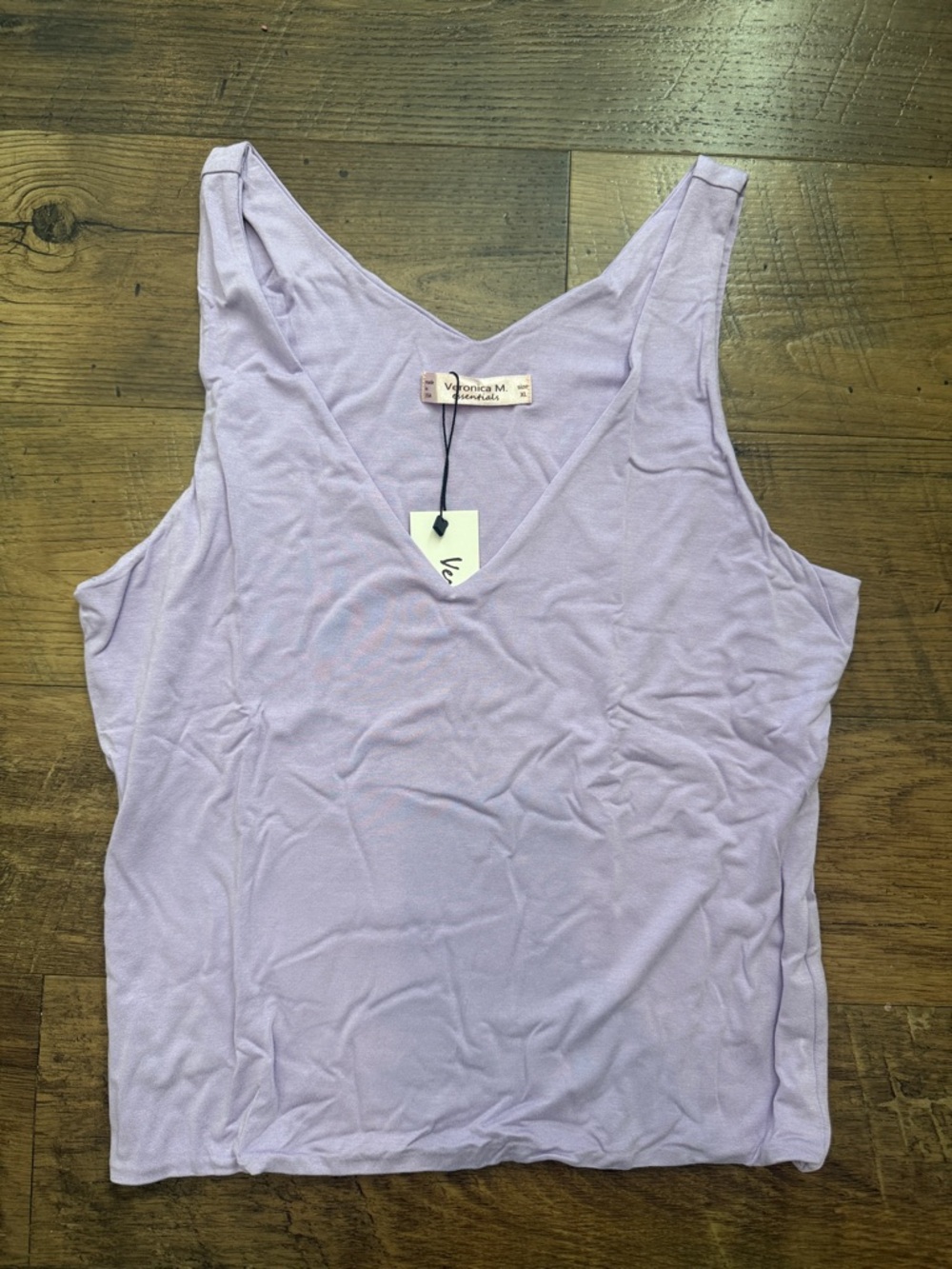 Versona Light Purple V-Neck Camisole Tank Top